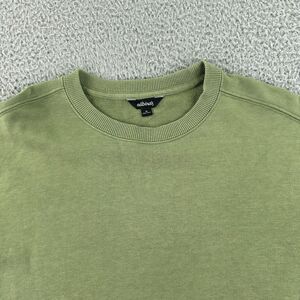 Allbirds Sweater Size Medium Green Organic Cotton Long Sleeve Crew Neck‎
